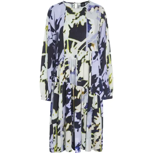 Sabi Blossom Asymmetric Floral Dress , female, Sizes: L, M, XL, 2XL, XS, S - Bitte Kai Rand - Modalova