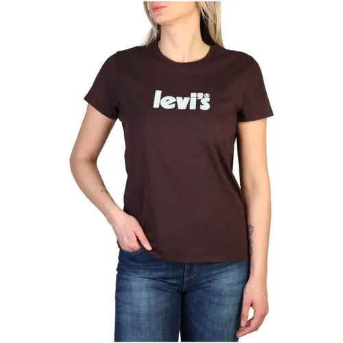 Levi's, Damen Rundhals T-Shirt , Damen, Größe: XS - Levis - Modalova