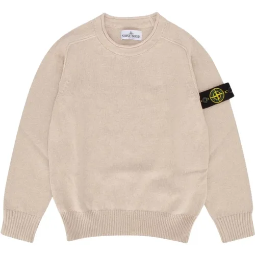 Sand Pullover mit Logo-Detail - Stone Island - Modalova