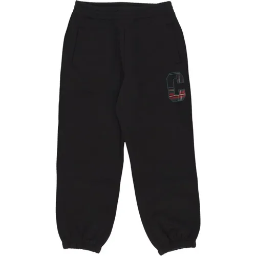 Schwarze Fleece-Sweatpants Elastischer Bund , Herren, Größe: M - Carhartt WIP - Modalova