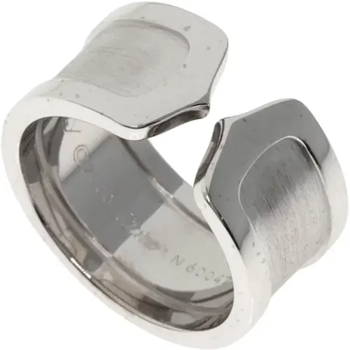 Pre-owned Jewellery, female, , Size: ONE SIZE Pre-owned White Gold rings - Cartier Vintage - Modalova