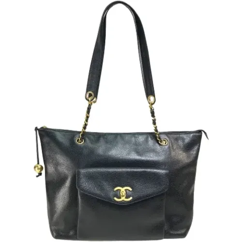 Pre-owned Tote Bags, female, , Size: ONE SIZE Pre-owned Leather chanel-bags - Chanel Vintage - Modalova