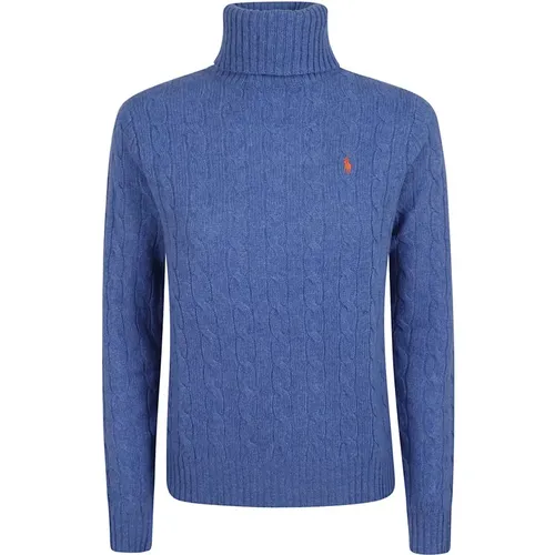 Blaue Pullover Aw24 Damenmode , Damen, Größe: L - Ralph Lauren - Modalova