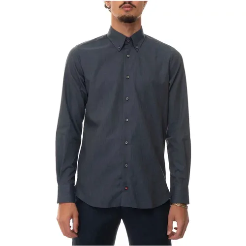 Flannel Button-Down Casual Shirt , male, Sizes: 5XL, L, M - Càrrel - Modalova