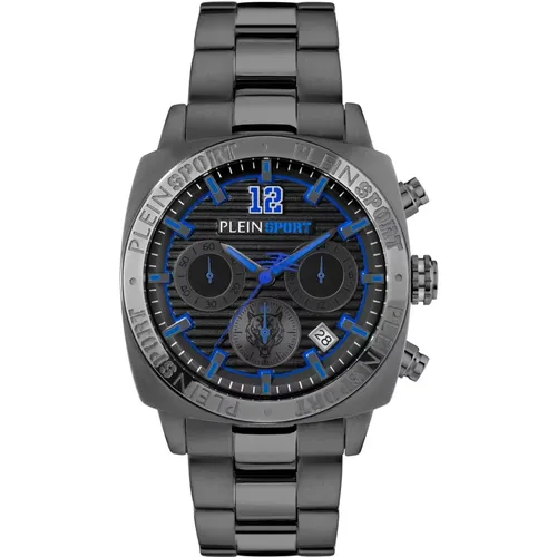 Watches, male, , Size: ONE SIZE Wildcat Chrono Stainless Steel Watch - Philipp Plein - Modalova