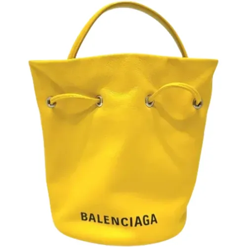 Pre-owned Bucket Bags, female, , Size: ONE SIZE Pre-owned Leather balenciaga-bags - Balenciaga Vintage - Modalova