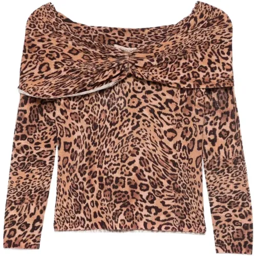 Round-neck Knitwear, female, , Size: XS Round-neck Knit Sweater - Twinset - Modalova