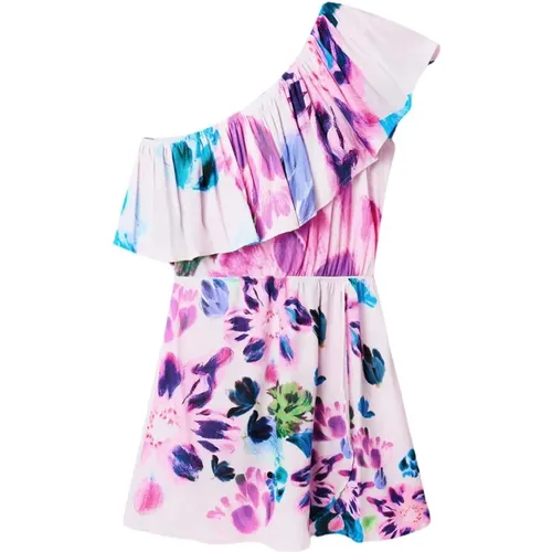 Floral Sleeveless Dress , female, Sizes: XL - Desigual - Modalova