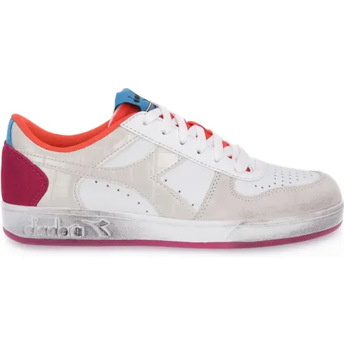 Elegante Magic Basket Low Sneakers , Damen, Größe: 37 EU - Diadora - Modalova