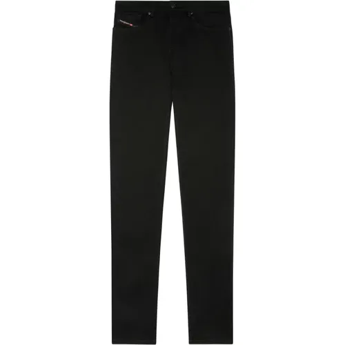 Schwarze Tapered Jeans , Herren, Größe: W30 L30 - Diesel - Modalova