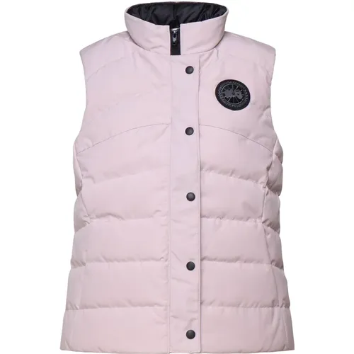 Lucent Rose Sleeveless Nylon Coat , female, Sizes: L - Canada Goose - Modalova