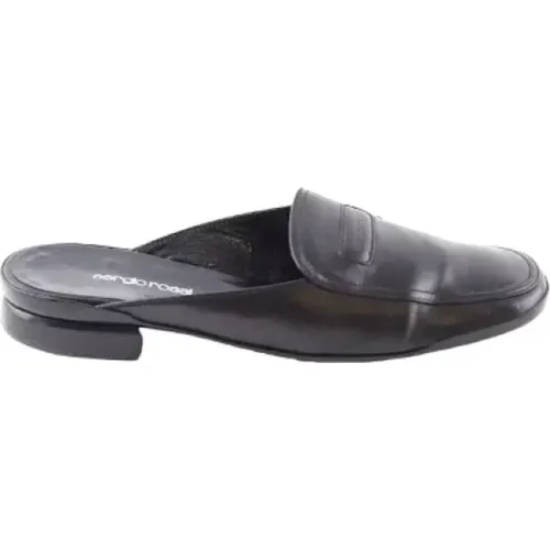 Pre-owned Flats, female, , Size: 6 US Pre-owned Leather mules - Sergio Rossi Pre-owned - Modalova