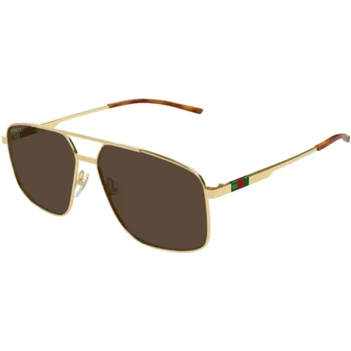 Stylish Sunglasses with Black Frames , male, Sizes: ONE SIZE - Gucci - Modalova