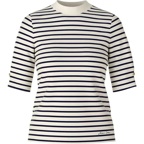 Gestreiftes T-Shirt , Damen, Größe: M - Marc Cain - Modalova