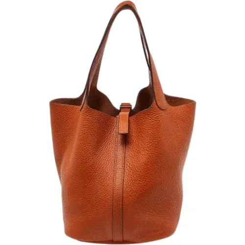 Pre-owned Tote Bags, female, , Size: ONE SIZE Pre-owned Leather handbags - Hermès Vintage - Modalova