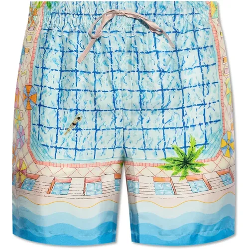 Casual Shorts, male, , Size: M Silk shorts - Casablanca - Modalova