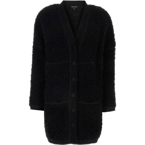 Cozy Teddy Cardigan , female, Sizes: M, 2XS - Giorgio Armani - Modalova