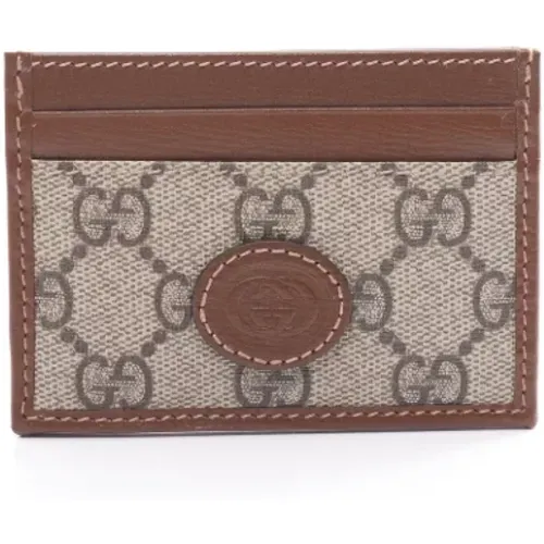 Pre-owned Wallets, female, , Size: ONE SIZE Pre-owned Plastic wallets - Gucci Vintage - Modalova