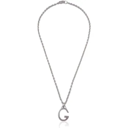 Pre-owned Silver necklaces , female, Sizes: ONE SIZE - Gucci Vintage - Modalova