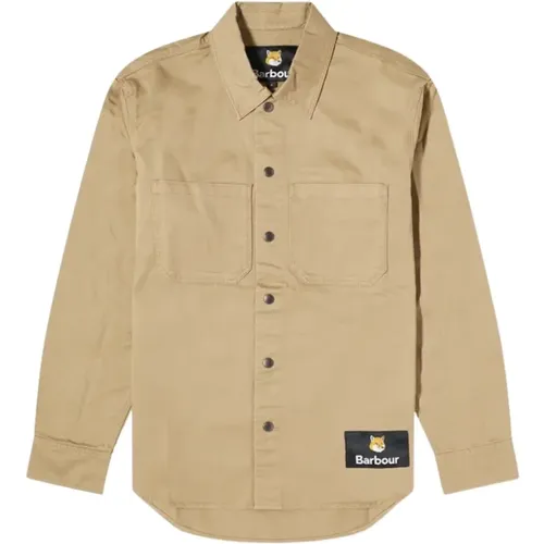 Minimalistische Trench Overshirt , Herren, Größe: M - Barbour - Modalova