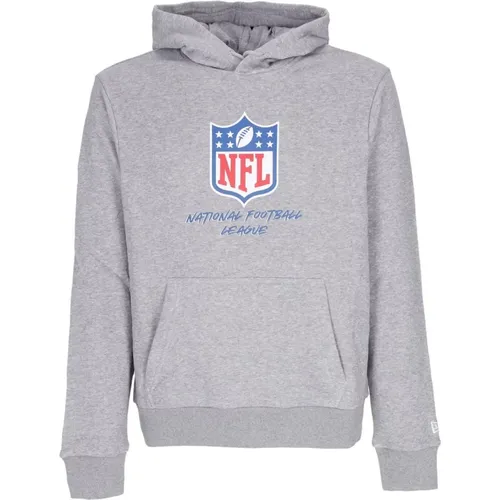 Hoodies, male, , Size: 3XL NFL Script Team Hoodie Heather Grey - new era - Modalova