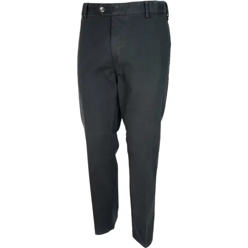 Chinos, male, , Size: W28 Pants Mod. Oslo Cotton Twill Chino 2-3533 / 18 - Meyer - Modalova