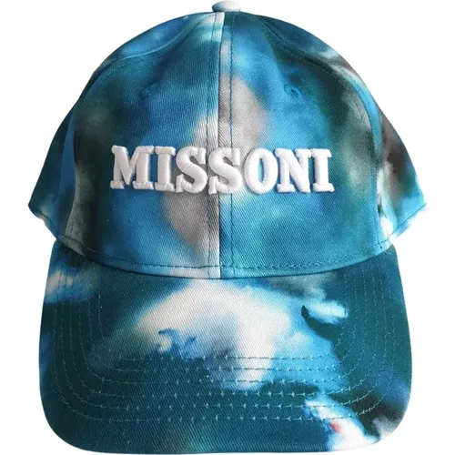 Caps, female, , Size: ONE SIZE Cotton Baseball Cap Ai23 - Missoni - Modalova