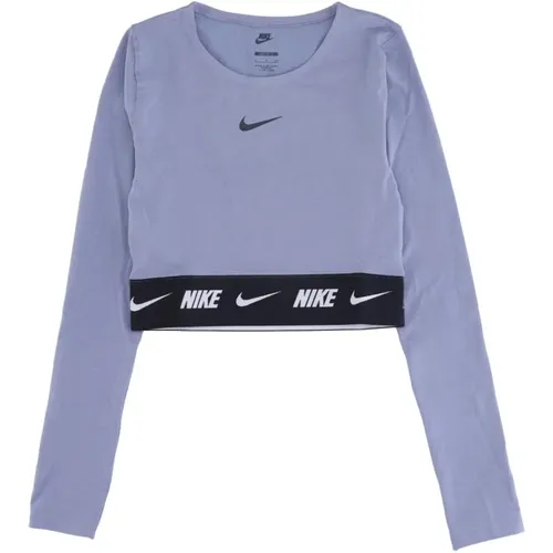 Sportswear Crop Tape Langarmshirt - Nike - Modalova