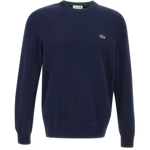 Herren Baumwoll Pullover , Herren, Größe: M - Lacoste - Modalova