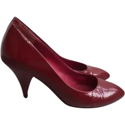 Pre-owned Pumps, female, , Size: 8 US Pre-owned Leather heels - Yves Saint Laurent Vintage - Modalova