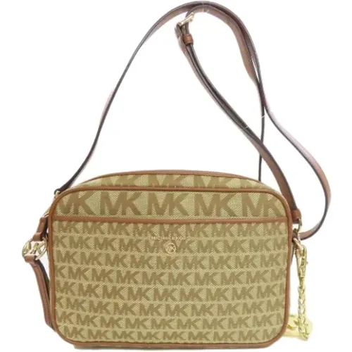 Pre-owned Cross Body Bags, female, , Size: ONE SIZE Pre-owned Canvas shoulder-bags - Michael Kors Pre-owned - Modalova