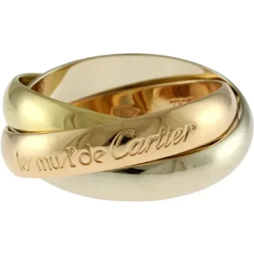 Pre-owned Jewellery, female, , Size: ONE SIZE Pre-owned Yellow Gold rings - Cartier Vintage - Modalova