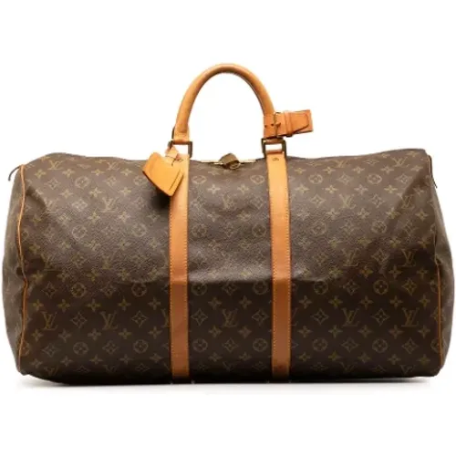 Pre-owned Weekend Bags, female, , Size: ONE SIZE Pre-owned Canvas louis-vuitton-bags - Louis Vuitton Vintage - Modalova