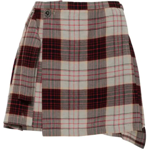 Check Kilt Skirt , female, Sizes: S, XS - Vivienne Westwood - Modalova