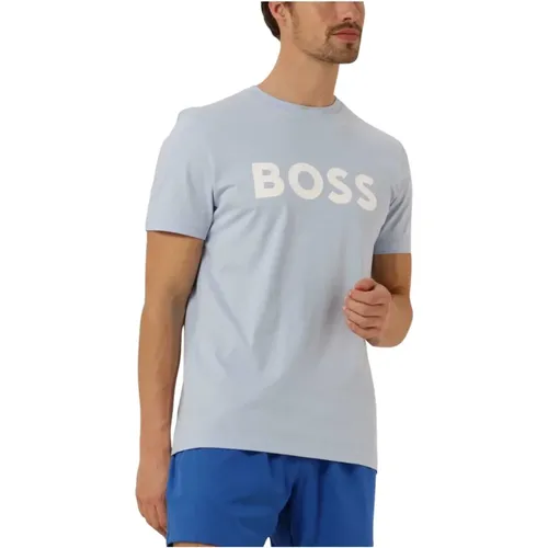 Herren Polo & T-Shirts Trendy Thinking , Herren, Größe: L - Hugo Boss - Modalova