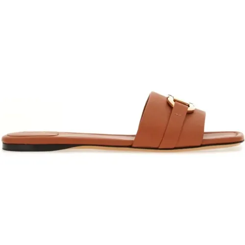 Ferragamo Sandals Leather , female, Sizes: 2 UK, 3 1/2 UK, 4 UK, 6 UK - Salvatore Ferragamo - Modalova