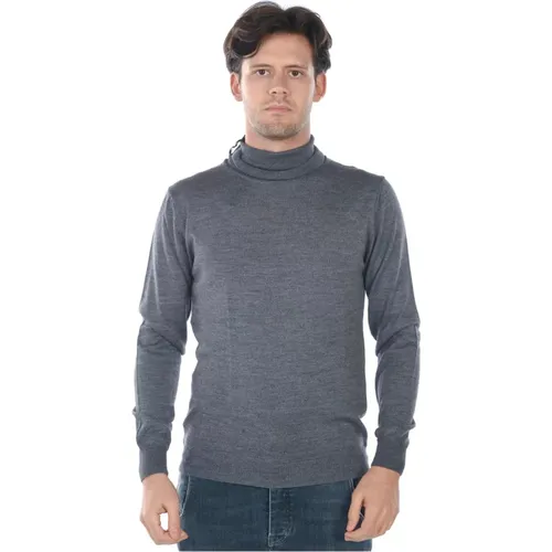 Munch B Pullover Sweater , Herren, Größe: L - Daniele Alessandrini - Modalova