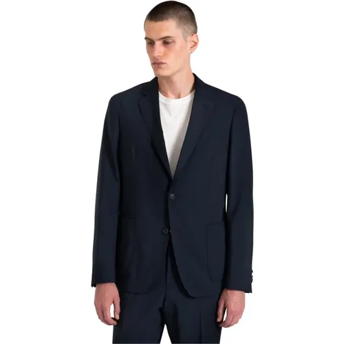 Eleganter Wollblazer , Herren, Größe: L - Hugo Boss - Modalova