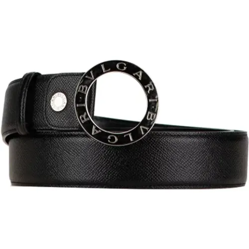 Pre-owned Belts, female, , Size: ONE SIZE Pre-owned Leather belts - Bvlgari Vintage - Modalova