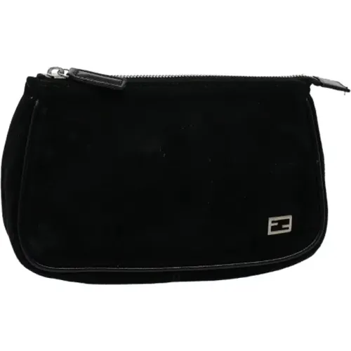 Pre-owned Clutches, female, , Size: ONE SIZE Pre-owned Suede fendi-bags - Fendi Vintage - Modalova