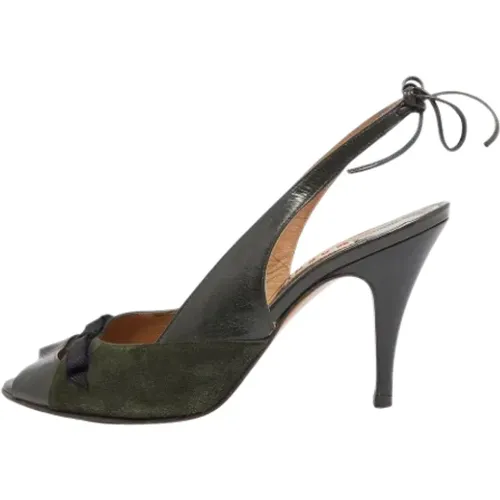 Pre-owned Leather sandals , female, Sizes: 5 1/2 UK - Marni Pre-owned - Modalova