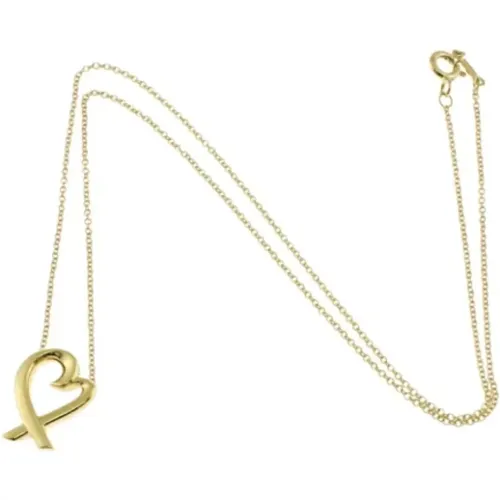 Pre-owned Jewellery, female, , Size: ONE SIZE Pre-owned Gold necklaces - Tiffany & Co. Pre-owned - Modalova