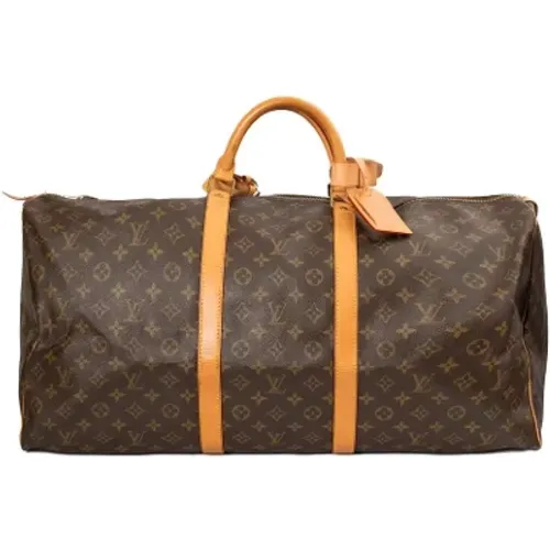 Pre-owned Weekend Bags, female, , Size: ONE SIZE Pre-owned Canvas louis-vuitton-bags - Louis Vuitton Vintage - Modalova