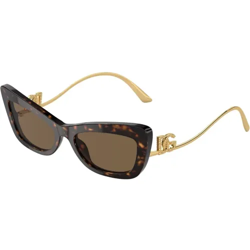 Kristall Cat-Eye Sonnenbrille - Dolce & Gabbana - Modalova