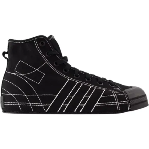 Leder sneakers , Damen, Größe: 38 1/2 EU - Y-3 - Modalova