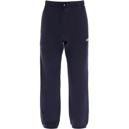 Fleece Back Cotton Joggers , male, Sizes: L, XL - Autry - Modalova