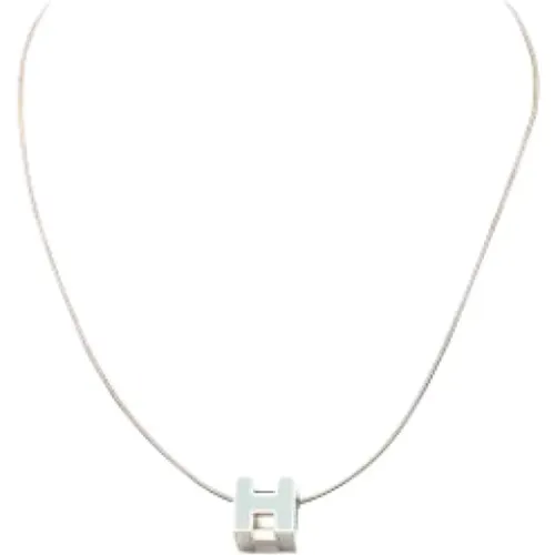 Pre-owned Jewellery, female, , Size: ONE SIZE Pre-owned Metal necklaces - Hermès Vintage - Modalova