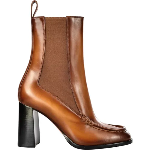 Ankle Boots Leather Hersilia Style , female, Sizes: 3 1/2 UK, 6 1/2 UK, 3 UK, 5 1/2 UK, 7 UK, 2 1/2 UK, 7 1/2 UK, 8 UK, 6 UK - Santoni - Modalova