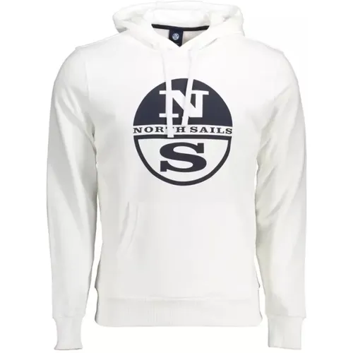 Hoodies, male, , Size: 3XL Cotton Hooded Sweatshirt - North Sails - Modalova