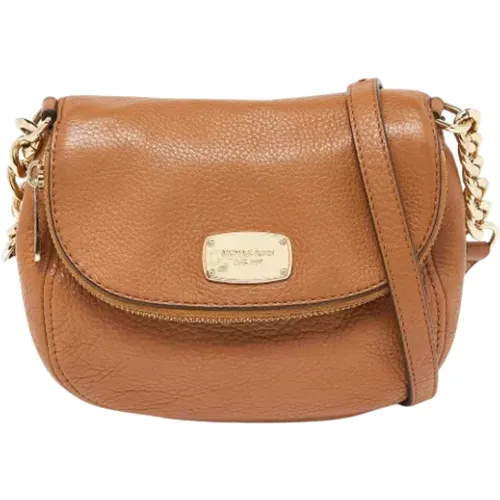 Pre-owned Cross Body Bags, female, , Size: ONE SIZE Pre-owned Leather shoulder-bags - Michael Kors Pre-owned - Modalova